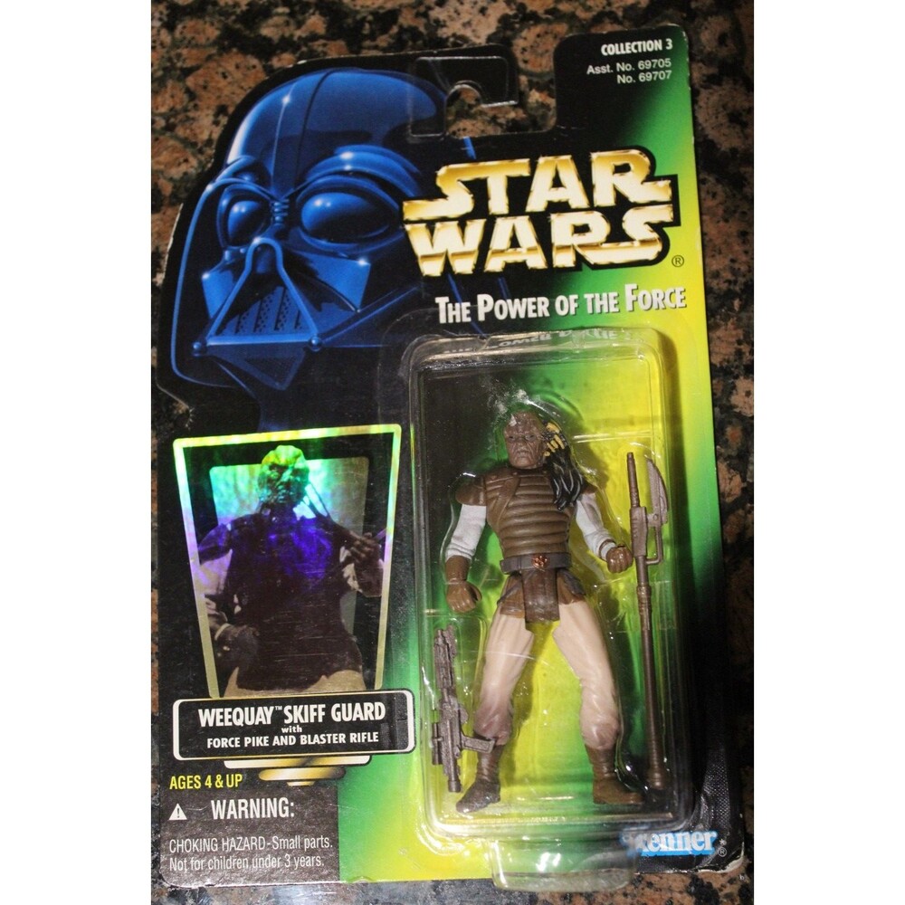Vintage Kenner Star Wars POTF Weequay Skiff Guard Action Figure NIB Sealed